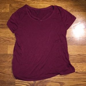 Maroon Short Sleeve Shirt from Art Class